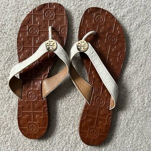 Tory Burch White Sandals